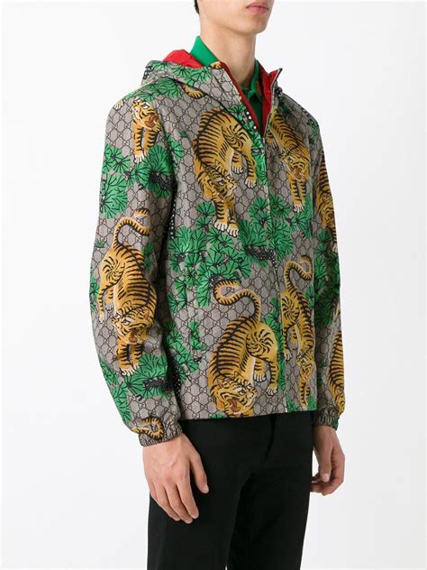 gucci windbreaker bengal tiger|gucci tiger jacket.